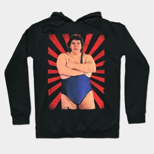 Andre The Gian wrestling vintage fan Art Hoodie